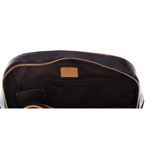 Louis Vuitton Summit Drive Monogram Vernis Handbag M93516 Amarante - Picture 8 of 9